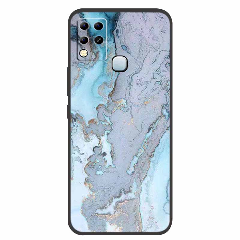 For Infinix Hot 11 G37 Case X689F Marble Silicone Protective TPU Soft Back Cover for Infinix Hot11 G37 128GB Funda Cartoon Coque