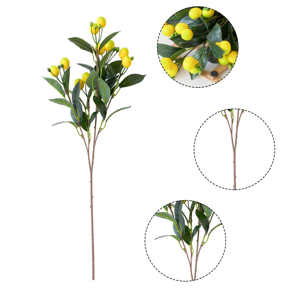 

Ветка лимона Ветка лимона Пластиковая одиночная ветка 1 пучок