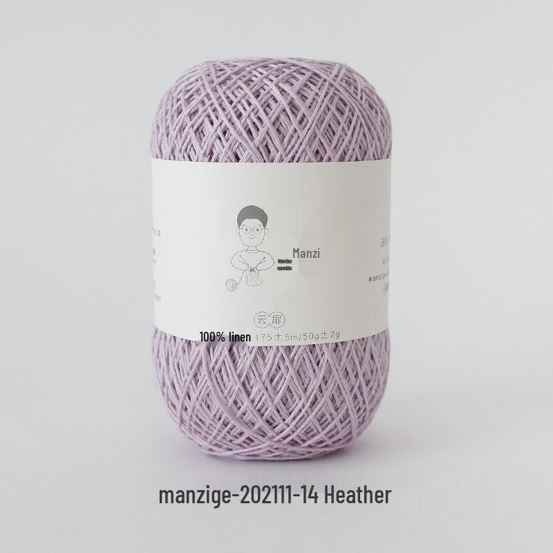 Yunfei 100% Linen No. 5 Fine Thread for Hand-Woven Crochet and Needlework
