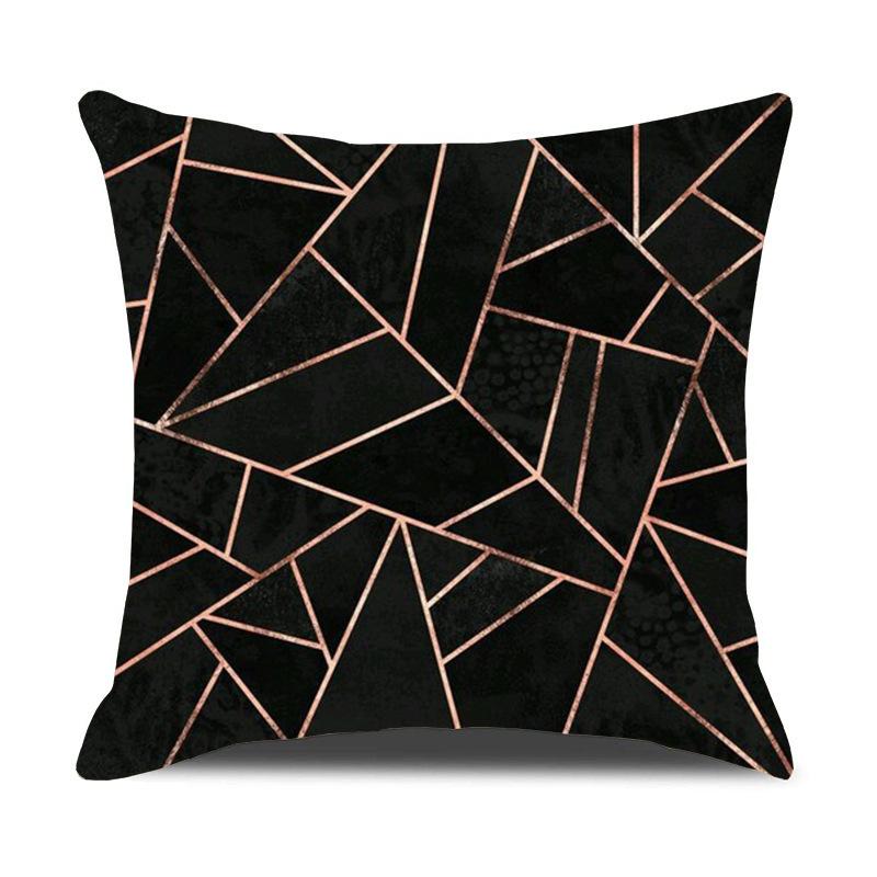 New Car Pillow Nordic Style Bedside Print Pillowcase Bedroom Sofa Cushion Short Plush Pillow