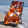 1pc Akaza Beach Towel with Custom Name, Beach/Swimming/Bath/Picnic/Camping Towel, Suitable for Seaside Beaches