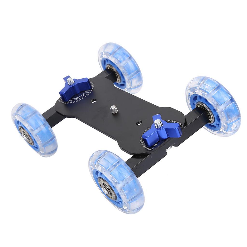 Mini Desktop 10KG Load Rail Roller Track Slider Dolly Skater Car for DSLR Camera Camcorder