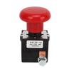 Emergency Stop Switch Button, Emergency Stop Switch 48V 125A Metal Alloy ED125‑16 Stop Button Fit for Most Forklifts