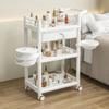 Mehrschichtiger Beauty-Salon- und Pflegewagen mit Schublade