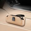Sunglass Holder For Car, Multi-Functional Stick-On Glasses Storage Box, Seat Gap Organizer With Small Item Storage