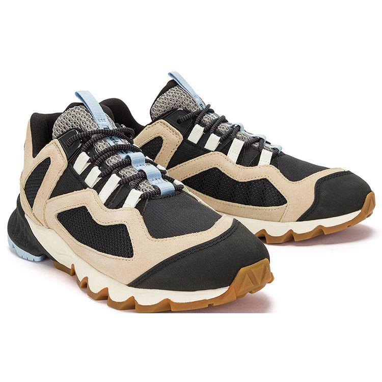 Timberland GreenStride Motion 6 Low Hiking Shoe Light Tan Black Light Blue Women A5STVM