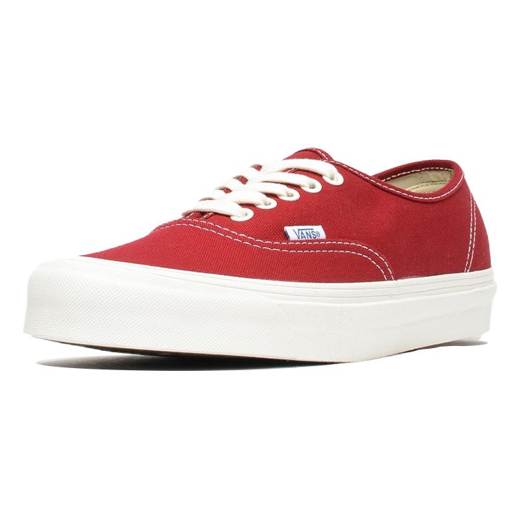 Vans OG Authentic LX Chili Pepper Red Unisex Sneakers White VN000UDDIAU