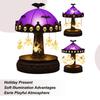 Ghost Carousel Night Light Spooky Bat Spider Carousel Night Light USB Rechargeable Halloween Night Light Desktop Decoration
