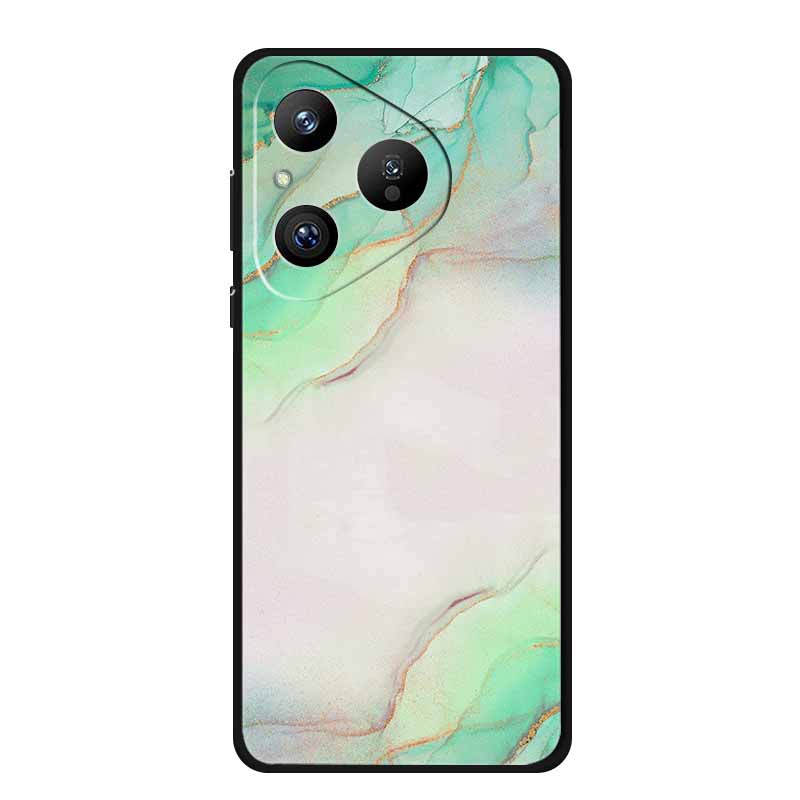 For Huawei Pura 80 5G Case Marble Granite Textured Soft Silicone TPU Phone Case For Pura80 5G Bumper Coque Mica Painted Cover