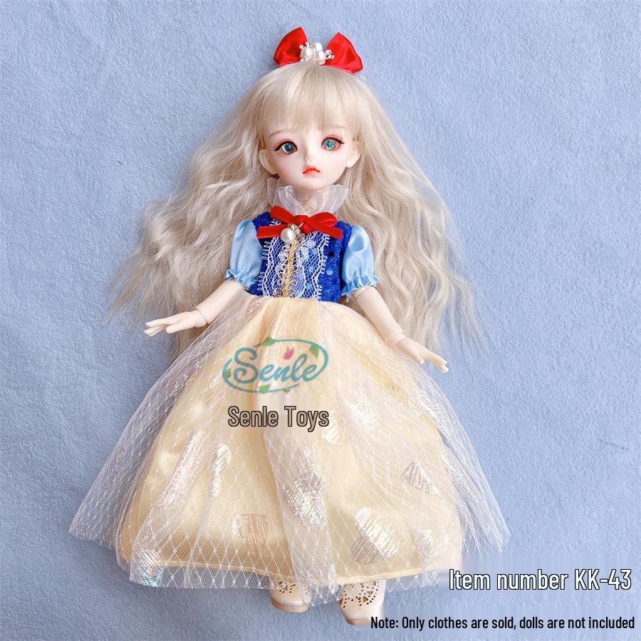 30 Cm BJD Doll Lolita Outfit Set - 6-Minute Dress Change for Girl's Gift