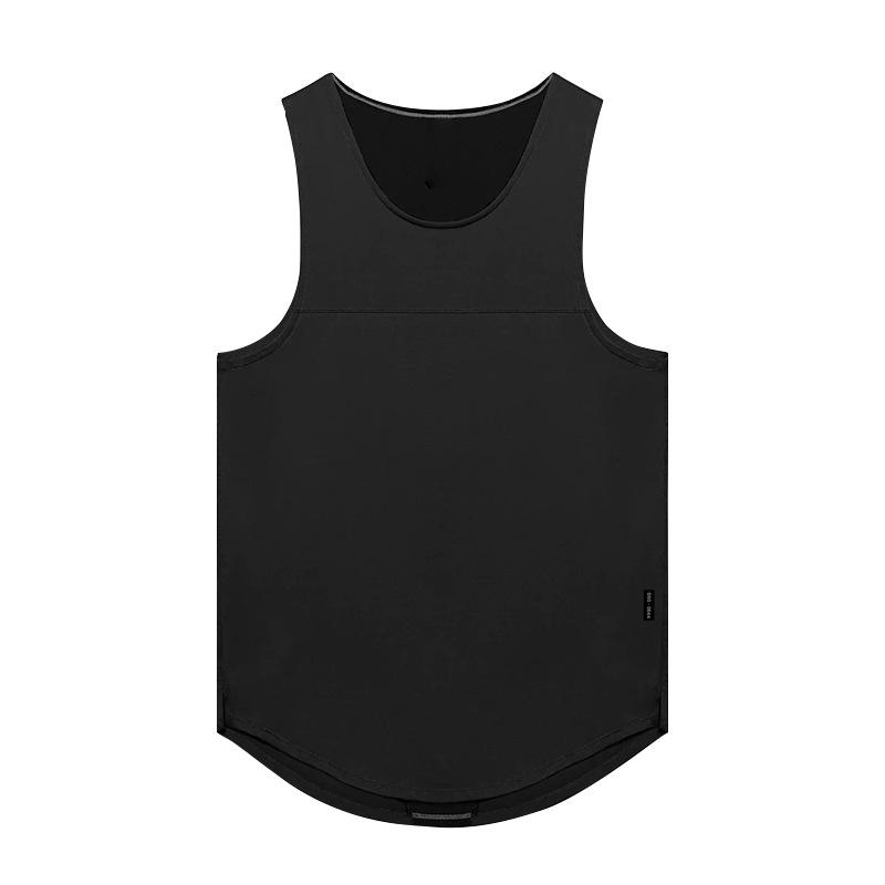 Men's Summer Elastic Fitness Vest - Stylish Printed Sleeveless T-Shirt
