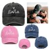 Adjustable Baseball Hats Washed Cotton Baseball Cap Fashion Mama Heart Embroidery Caps Gifts