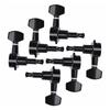 6 Pieces Black Guitar Tuning Pegs 3L3R Configuration String Tuning Pegs  For  Guitar
