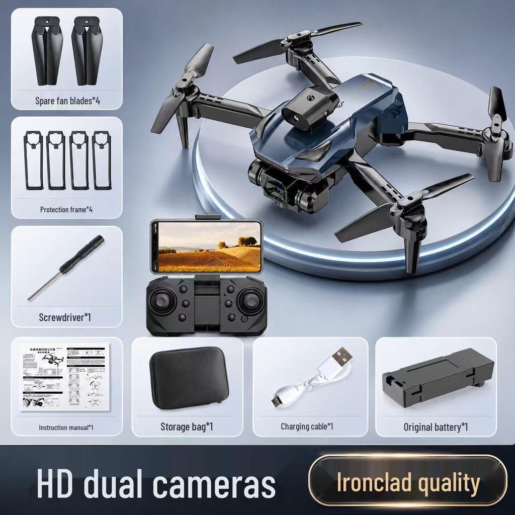 H14 HD Dual Camera Drone with Obstacle Avoidance and Optical Flow - Remote Control Four-Axis Toy