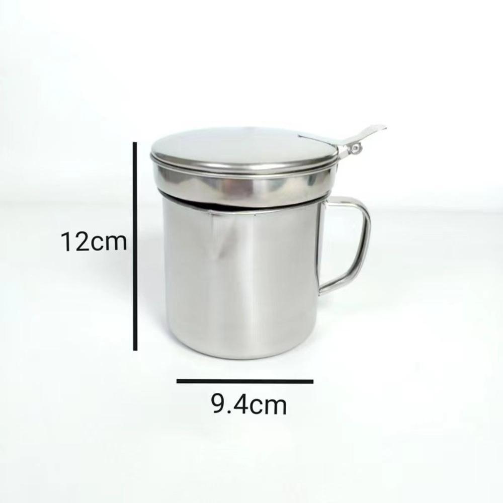 

Ситечко для смальца Бутылка для масла Многоцелевое ситечко для растительного масла Легко моющийся масляный горшок Кухня B-500ML