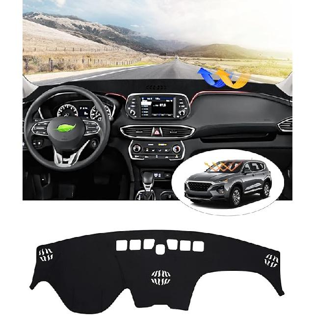 CARTIST Dash Cover Fit For Genesis GV80 2024 2025 Dashboard Cover Mat For GV80 Accessories Non-Slip Carpet Sunshield Glare UV Rays Protector