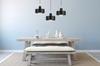 MODERN CEILING HANGING LAMP, METAL LAMPSHADE