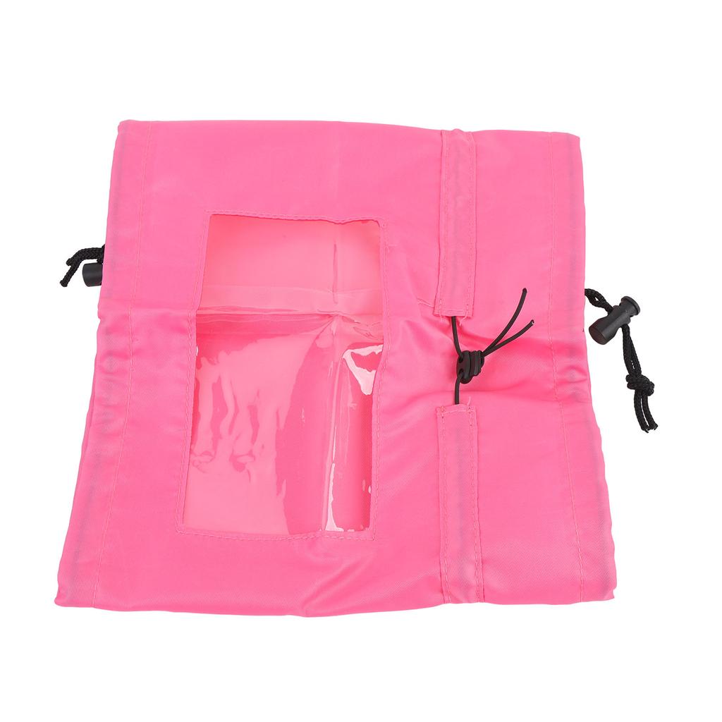 Bonetă de duș ajustabilă pentru câine, reutilizabilă, rezistentă la apă, protecție pentru urechile de deasupra capului animalului de companie, acoperire pentru baie, roșu trandafiriu