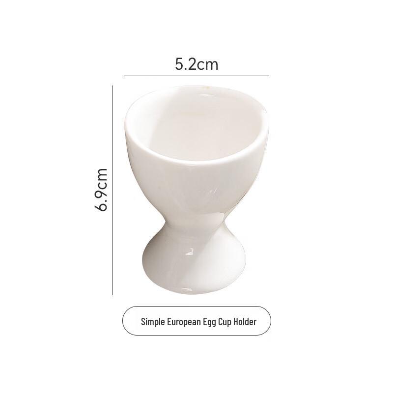 Minimalist Ceramic Egg Cup Set