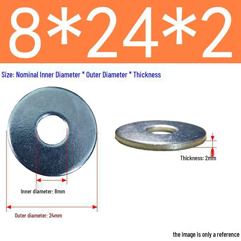 Galvanized Flat Metal Washer Spacer M3-M60