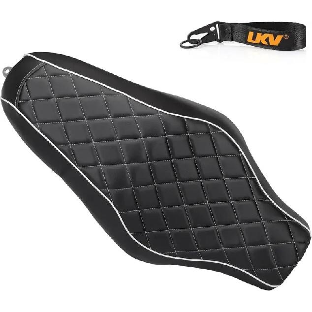 Motorcycle 2-Up Driver Passenger Seats Front Driver Rear Cushion Pad Compatible with Harley Sportster Iron 883 1200 XL XR 48 72