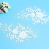 Off-White Car Bone Pair Flower Three-Dimensional Flower Lace Applique Accessories Embroidery Embroidery Cloth Sticker Wedding Dress Clothing Patch