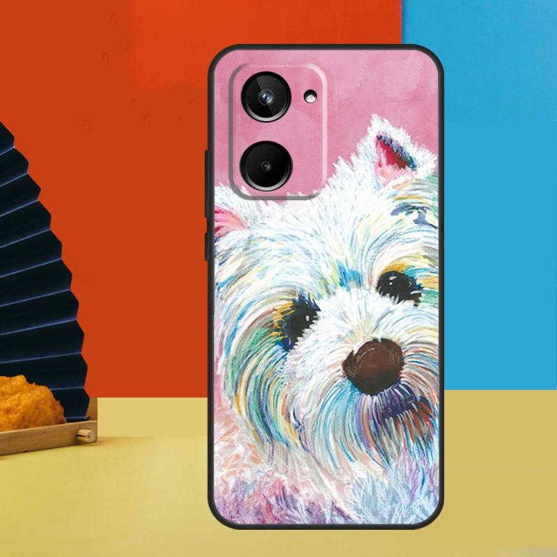 Westie Dog For Realme C75 C71 C55 C53 C67 C61 C33 C63 C51 10 11 12 13 14 Pro Plus C65 GT7 15 Pro Case