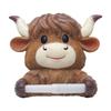 Cow Toilet Paper Holder Shelf Cartoon Waterproof Resin Toilet Roll Holder for Shower Room Lavatory Kitchen Bathroom Home Decor