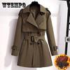 Women's Winter Large Size Plush Thickened Short Windbreaker Female Outdoor British Style Warm Coats Office Lady Casual Jacket