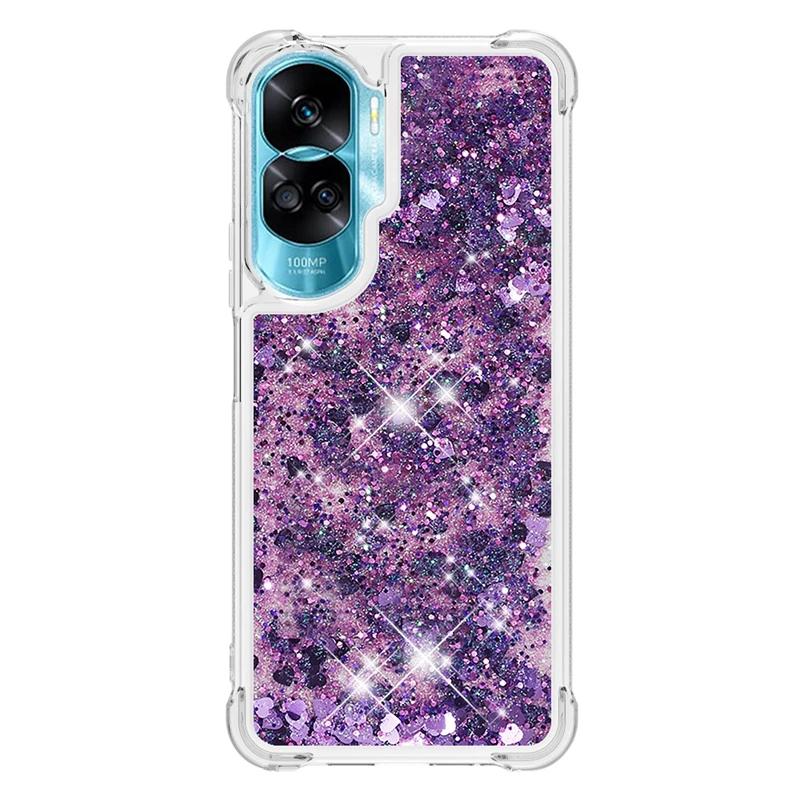 For Honor 90 Lite Case Cartoon Painted Pattern Quicksand Liquid Cover For Huawei Honor 90 Lite Honor90 90Lite Phone Case Fundas