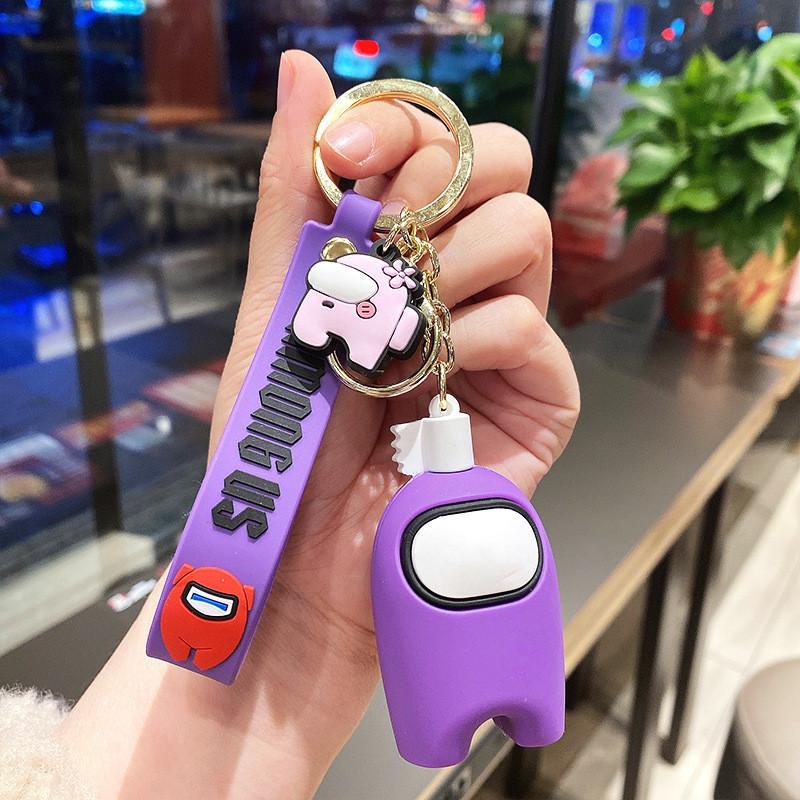 Uroczy breloczek Among Us Silikonowy Kreskówkowy Akcesorium Idealne Na Prezent I Do Kolekcjonowania