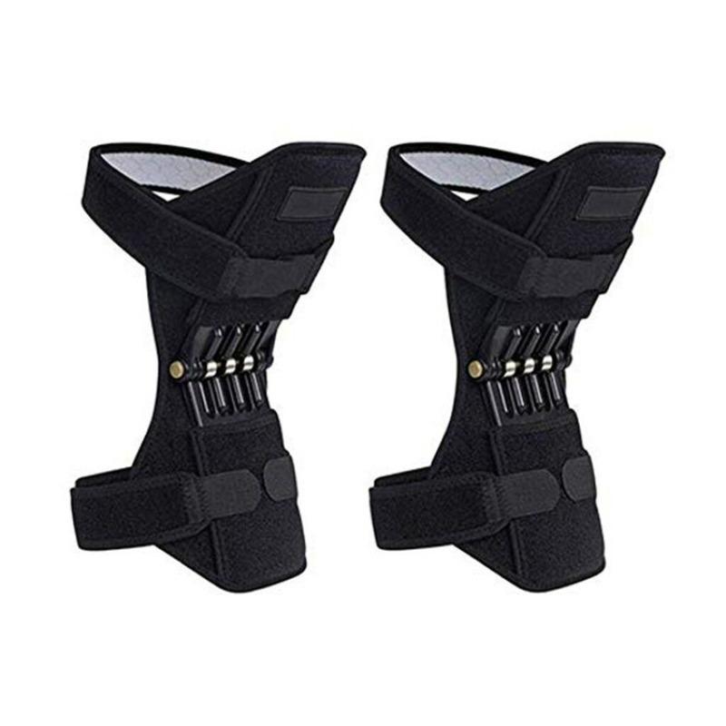 1/2Pcs Joint Support Knee Pad Non-slip Lift Pain Relief for Knee Power Spring Force Stabilizer Knee Booster Working Sports Elder