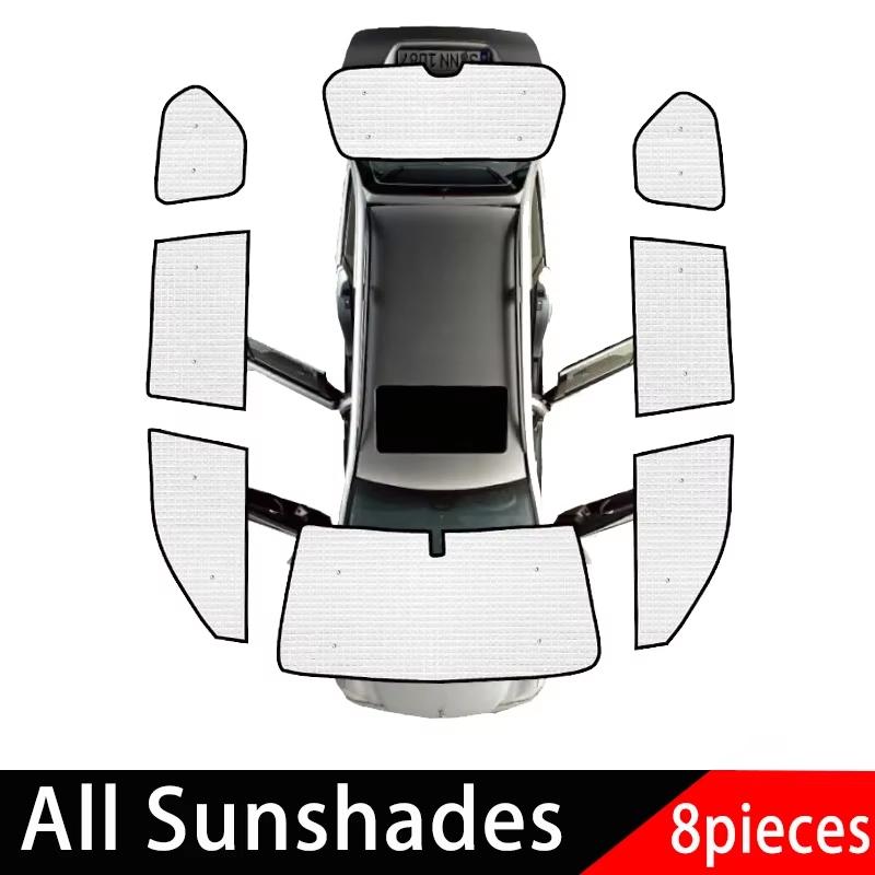 Für Toyota Land Cruiser Prado J120 2003~2009 LC120 FJ120 Fenster-Sonnenschutz Hitzeschutz Thermische Isolierung Windschutzscheiben Anti-UV Zubehör