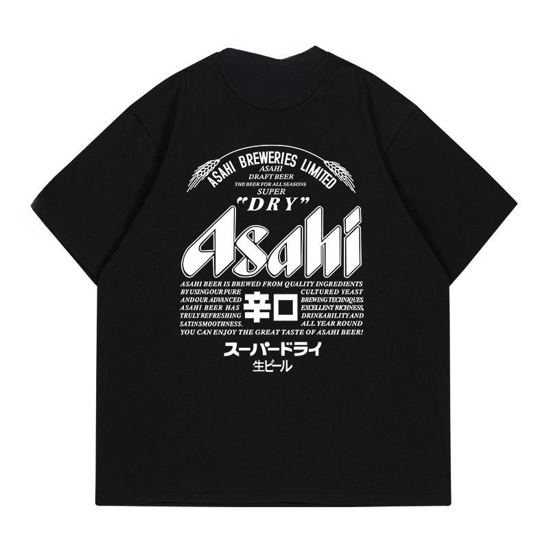 

2026 Asahi Beer Tshirt Summer Unisex Wear with Cotton Fabric 4XL