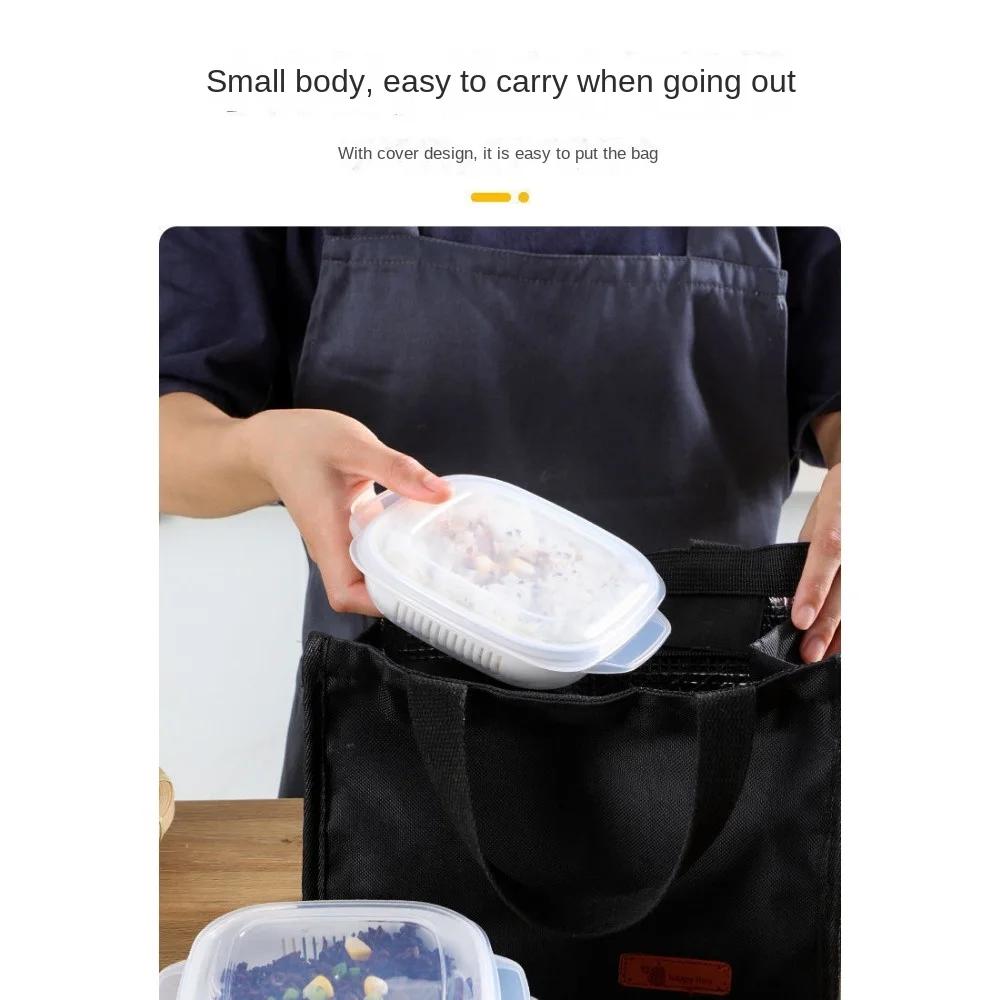 Nuovo Contenitore per Imballaggio e Conservazione del Riso con Riscaldamento a Microonde, Frigorifero Portatile, Congelatore e Contenitore porta coperchi