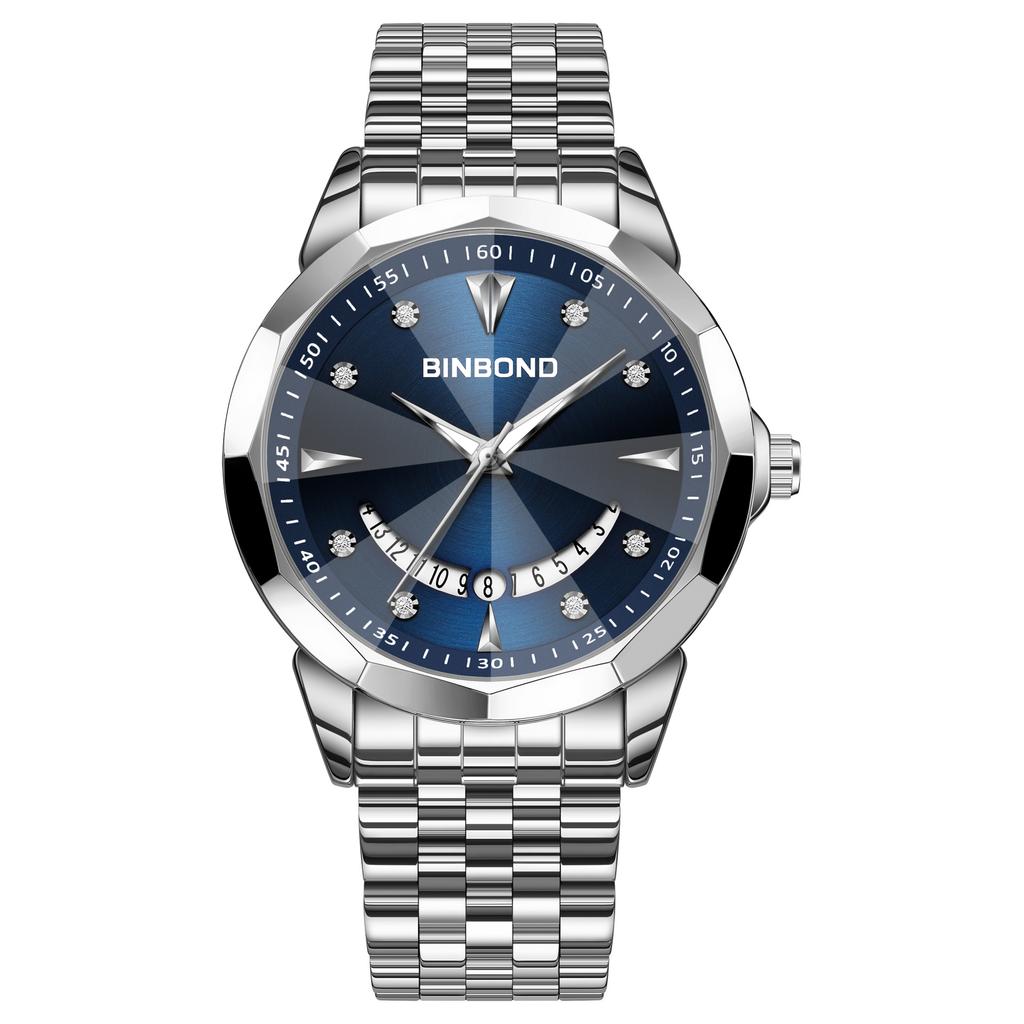 Luxury Quartz Writstwatches for Men Luminous Waterproof Auto Date Men's Watch Business Fashion Reloj