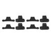 4 Set RV Door Holders Multifunctional Keep Door Open Rust Proof Camper Door Stops for Caravan Boat Black