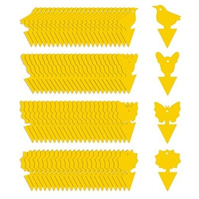24Pcs Sticky Traps for Fruit Fly,Whitefly,Fungus Gnat,Mosquito and Bug,Yellow Sticky Insect Catcher Traps for Indoor/Outdoor,Insert/Hang