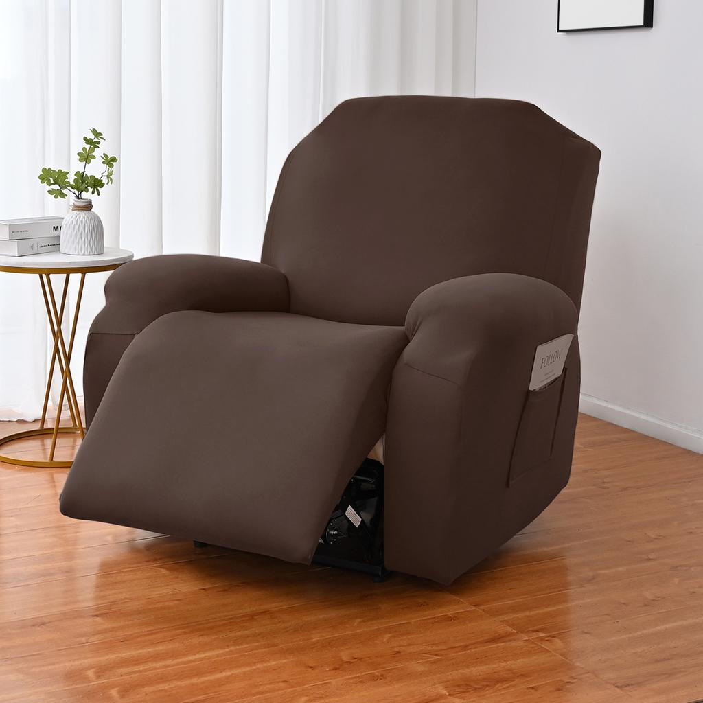 Elastic Milk Silk Chivas Sofa Cover Split Chivas Sofa Lounge Chair Cover