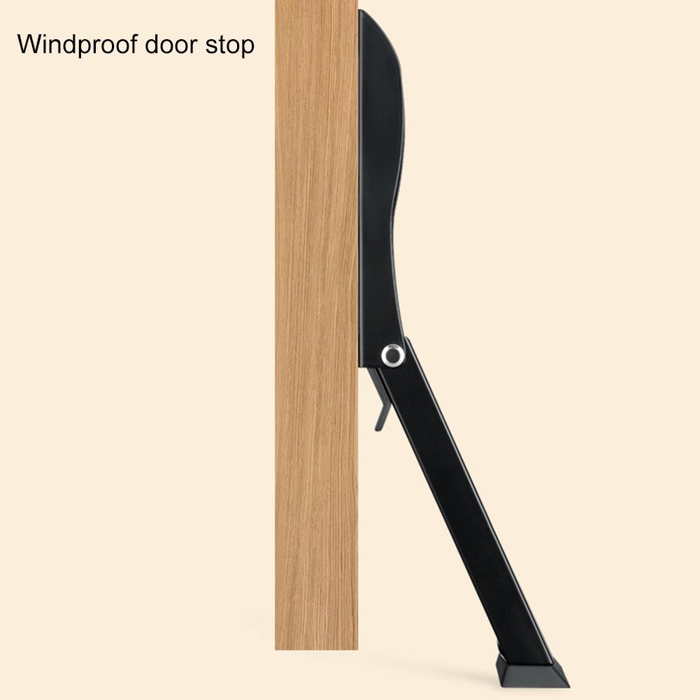 1pcs Folding Foot Door Positioner Brake Door Stop Anti-collision Foot Touch Random Stop Windproof Door Stopper Hardware