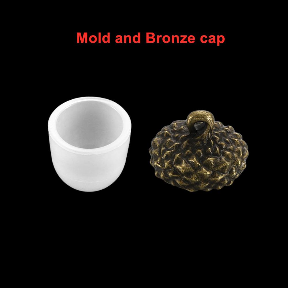 

1 Set Acorn Type Resin Silicone Molds Necklace Pendants Cap Holder UV Epoxy Mold for DIY Crafts Resin Jewelry Making Accessories