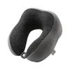 U-Shaped Travel Pillow, Memory Foam Neck Support, Slow Rebound Nap Pillow, Cationic Stripe Design.