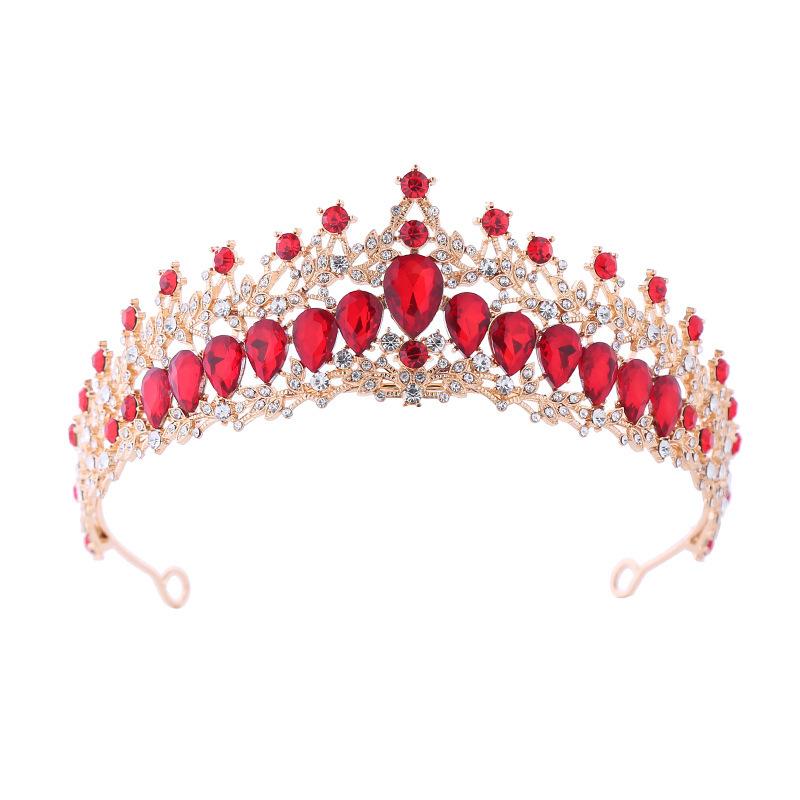 Creative Diamond Tiara Birthday Hair Accessories Wedding Princess Alloy Headband Crown Rhinestone Headband Accessories