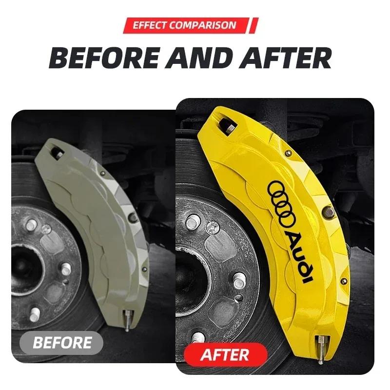 Car Brake Caliper Sticker Heat Resistant Decals Audi sport Sticker For Quattro For Audi S3 S4 S5 S6 S7 S8 RS3 RS4 RS5 RS6 RS7 RS