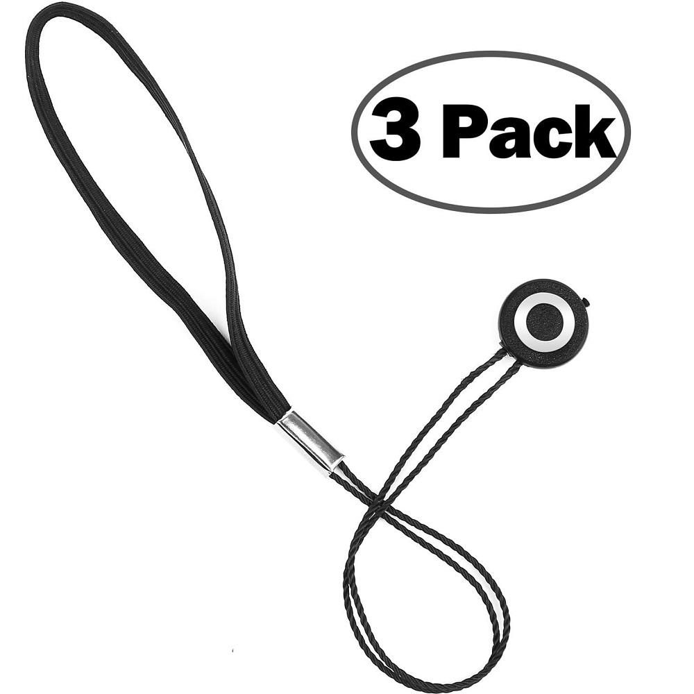 3 Pack Lens Cap Leash Lens Cap Keeper Holder with Microfiber Cleaning Cloth,Prevent Lens Cap Lost for DSLR SLR Camera Canon