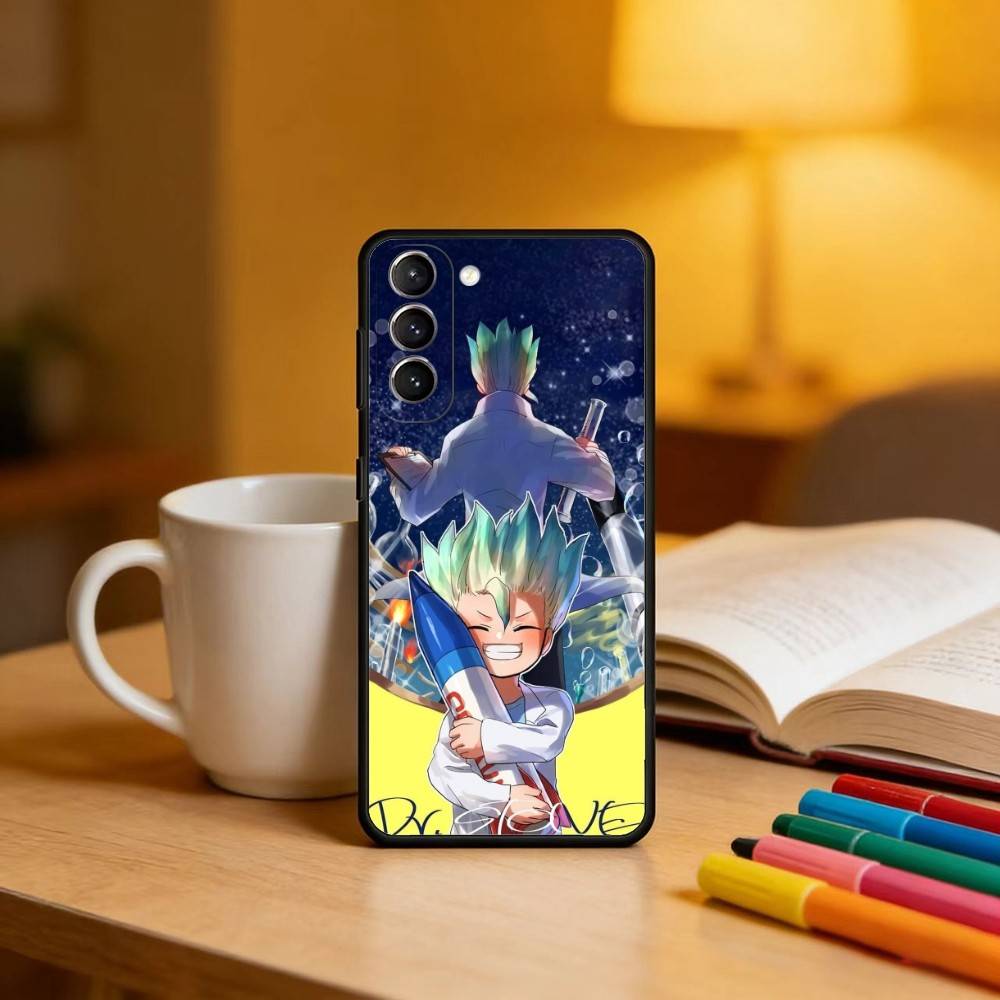 Custodia Anime D-Dr S-STONE per Samsung Galaxy S21 S25 FE S24 S23 Ultra S20 S9 S22 Plus S10 Cover in TPU