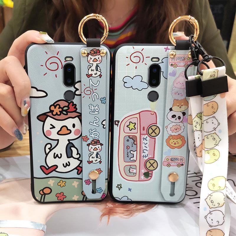 Dirt-resistant Durable Phone Case For Meizu M8/V8 Pro Anti-dust Cute Soft Case Kickstand Silicone Anti-knock Shockproof