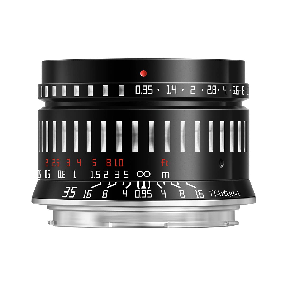 

Объектив TTArtisan 35mm C черный x Meisho Optical F0.95 L-mount APS-C, серебристый,