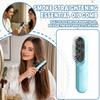 Cordless Straightening Hair Brush, Portable Cushion Brush for Smoothing and Massage