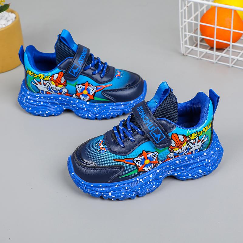 Fashion Kids Sports Walking Casual Shoes Boys Girls Kid's 4 Seasons Sneakers Cartoon Footwear for Child